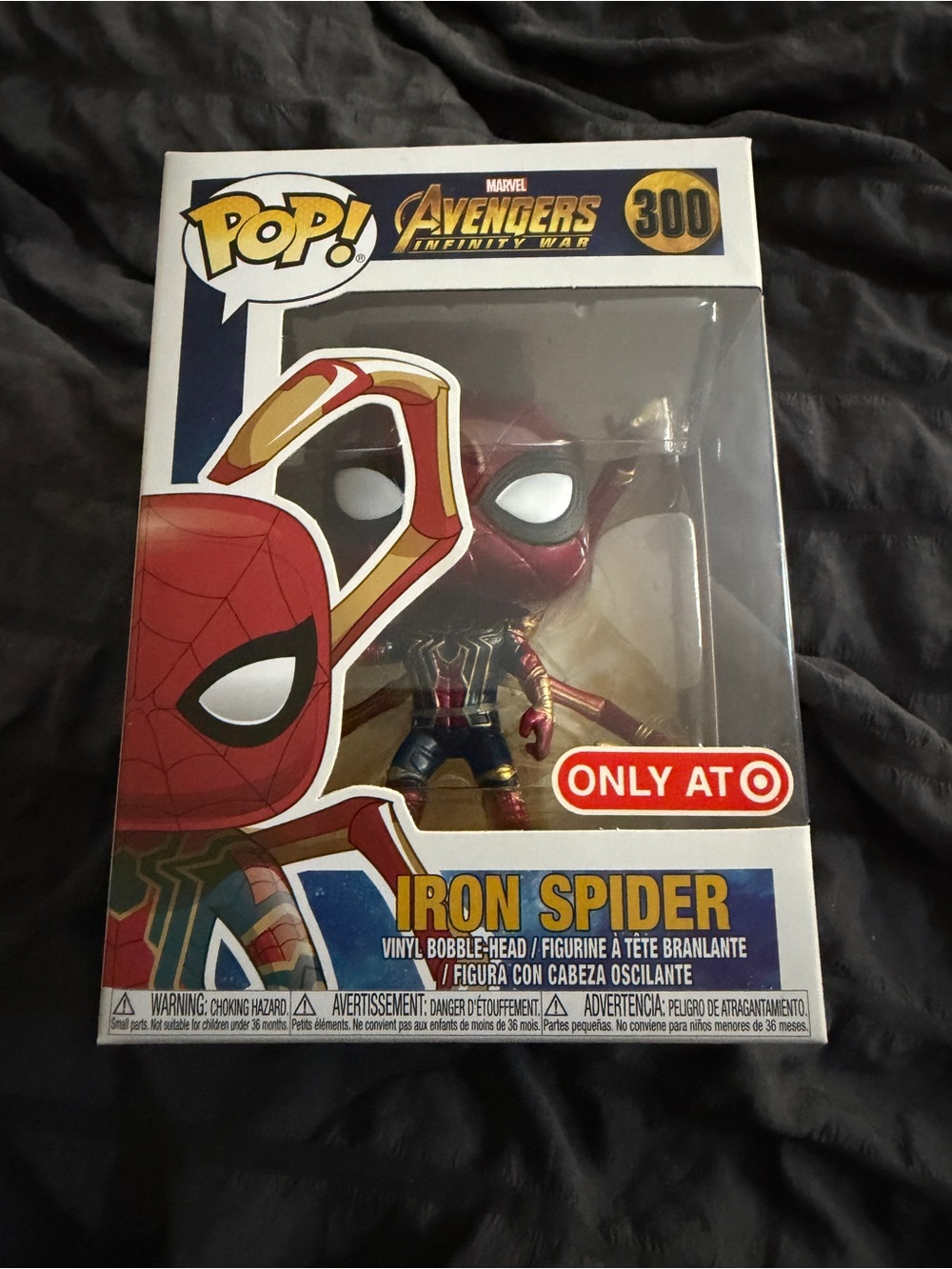 Funko Pop! Iron Spider #300 Target Exclusive Avengers Infinity War Spider Legs